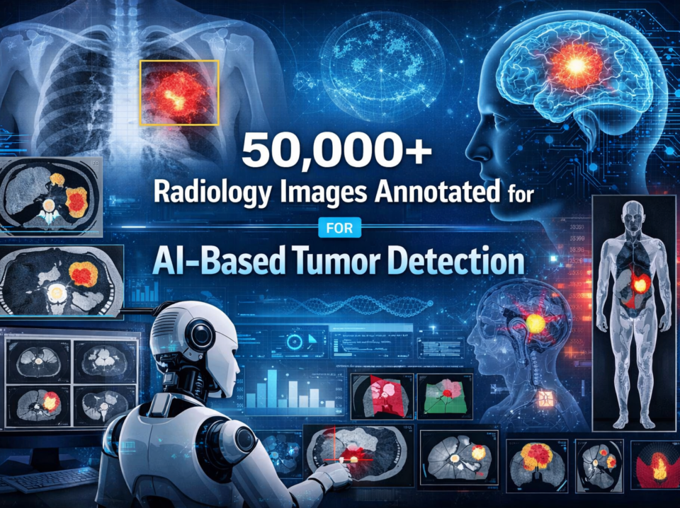 50,000+ Radiology Images Annotated for AI-Based Tumor Detection
