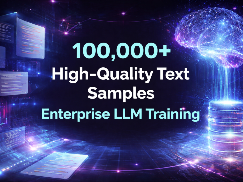 High-quality text dataset